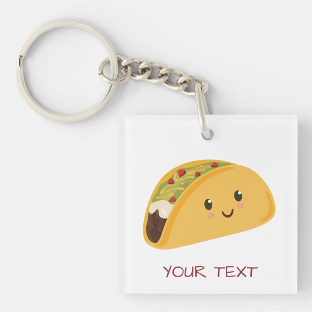 Taco-accès personnalisé par taco mignon de Kawaii (Devant)
