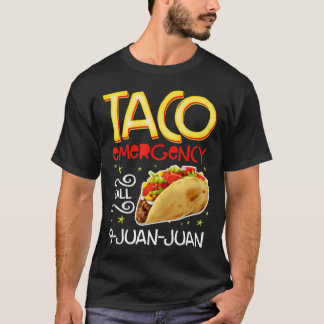 Taco Appel d'urgence 9 Juan T-shirt Cinco de M