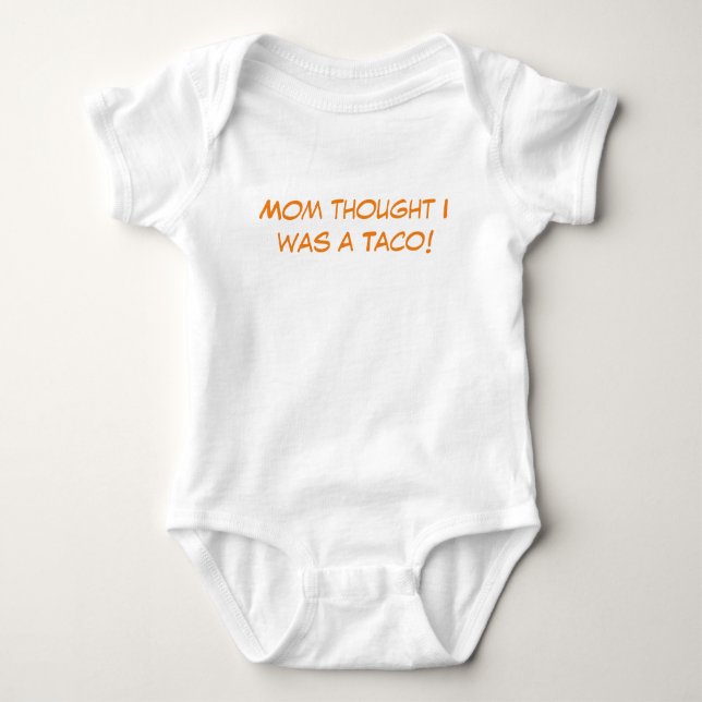 Taco Baby Bodysuit (Front)