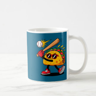 Taco baseball mexican cinco de mayo men kids  coffee mug