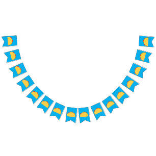 Taco Birthday Party Mexican Food Bunting Flags