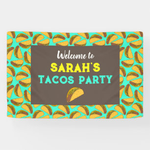Taco Birthday Party Welcome Sign