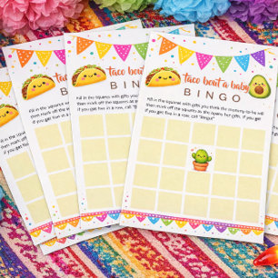 Taco bout a baby -  Baby Shower Bingo Game Stationery