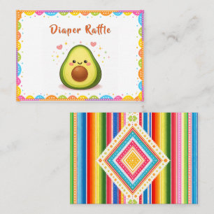 Taco bout a Baby Diaper Raffle Business Card
