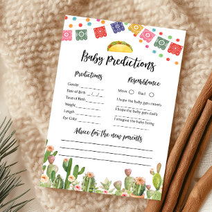 Taco Bout A Baby Fiesta Baby Predictions Game