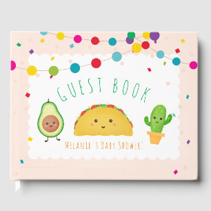 Taco bout a baby - fiesta theme baby shower  guest book