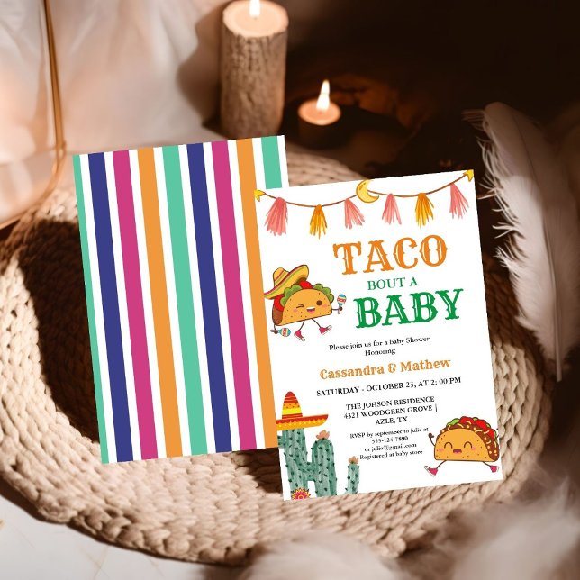 Taco bout a baby  Mexican Baby Shower Invitation (Creator Uploaded)