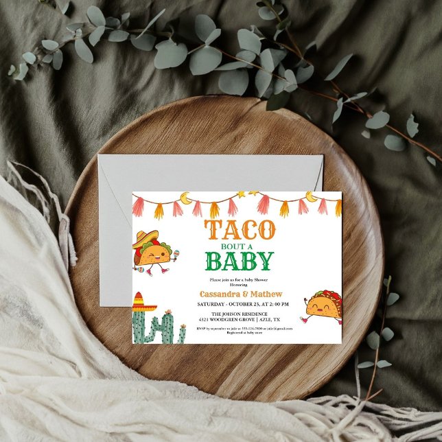 Taco bout a baby  Mexican Baby Shower Invitation (Creator Uploaded)