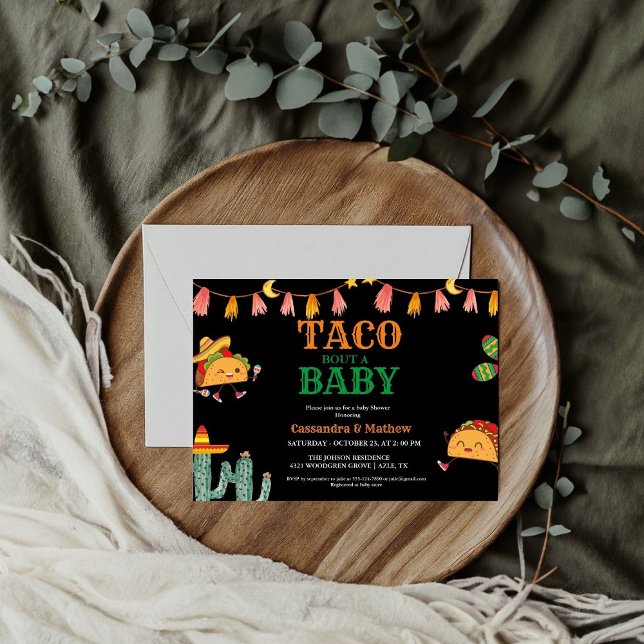 Taco bout a baby  Mexican Baby Shower Invitation (Creator Uploaded)