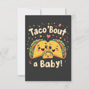 Taco 'Bout a Baby Pregnancy Tao Cinco De Mayo  Thank You Card