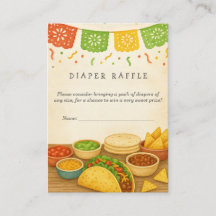 Taco Bout A Baby Shower Diaper Raffle