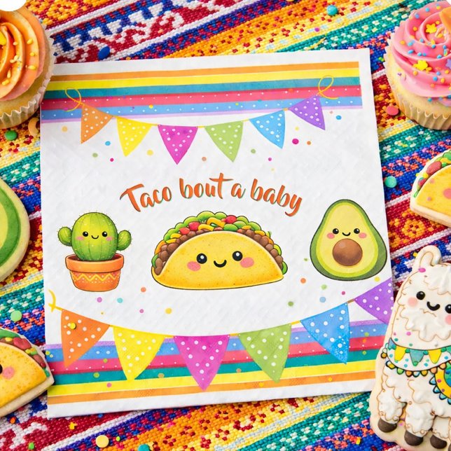 Taco bout a Baby Shower Napkin (Creator Uploaded)