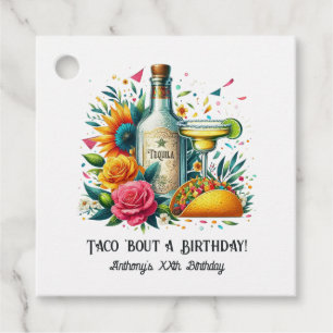“Taco ’Bout a Birthday!” Fiesta Favour Tags