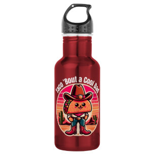 Taco ’Bout a Cool Dad  Funny Cowboy   532 Ml Water Bottle