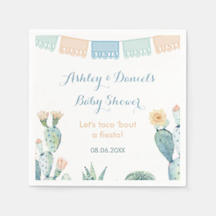Taco Bout A Fiesta Boy Birthday Party Baby Shower Napkin