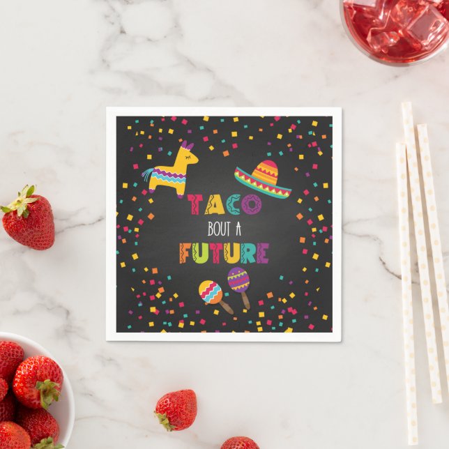 Taco Bout a Future Fiesta Graduation Napkin (Insitu)