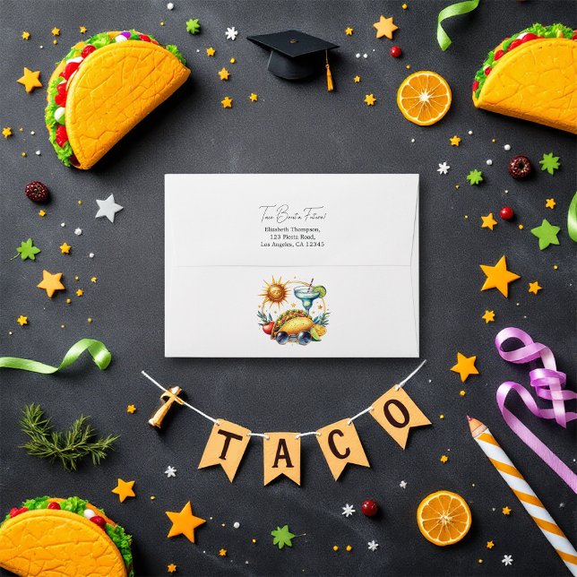 Taco ‘Bout a Future Graduation Envelope (Taco ‘Bout a Future Graduation Envelope)
