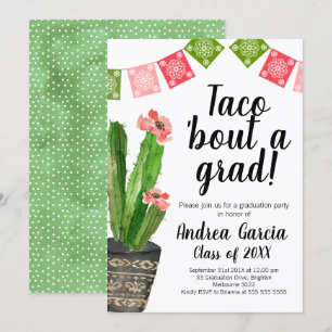 Taco Bout A Grad, Graduation Invitation