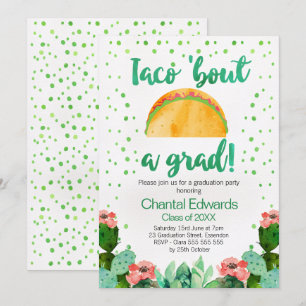 Taco 'Bout A Grad Party Invitation