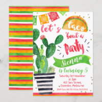 Taco bout a party invitation
