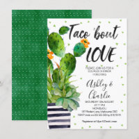 Taco Bout Amour Couples Douche Invitation