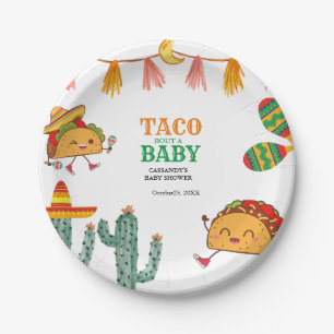 Taco bout Baby Mexican Baby Shower favors Paper Plate