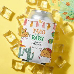 Taco bout Baby Mexican Baby Shower favours Can Cooler