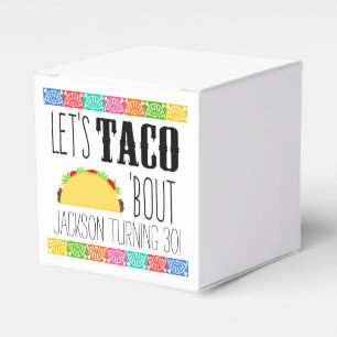 Taco 'Bout Birthday Party Favor Box