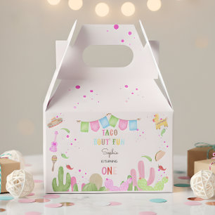 Taco bout fun fiesta mexican first birthday favor box