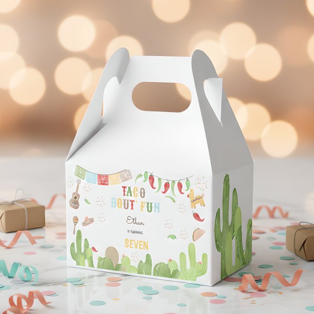 Taco bout' fun fiesta mexican kids birthday favor box (Creator Uploaded)