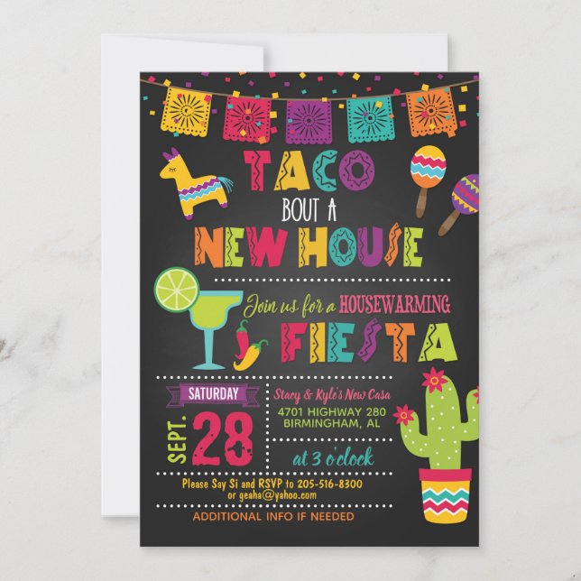 Taco Bout : Invitation au réchauffement de la mais (Devant)