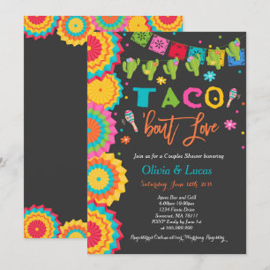 Taco Bout Invitation Couples Fiesta