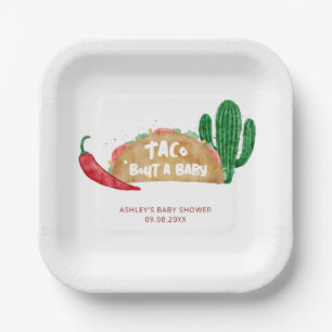 Taco 'Bout Love Baby Shower Fiesta Personalized Paper Plate