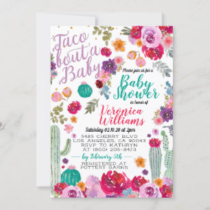 Taco Bout Love Baby Shower Invitation