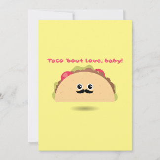 Taco Bout Love Baby Valentine's Day Holiday Card