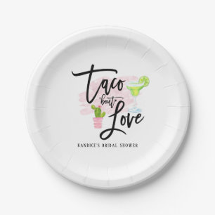 Taco Bout Love Bridal Shower Paper Plate