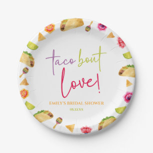 Taco Bout Love! Fiesta Bridal Shower Paper Plate