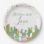 Taco Bout Love Fiesta Bridal Shower Paper Plates