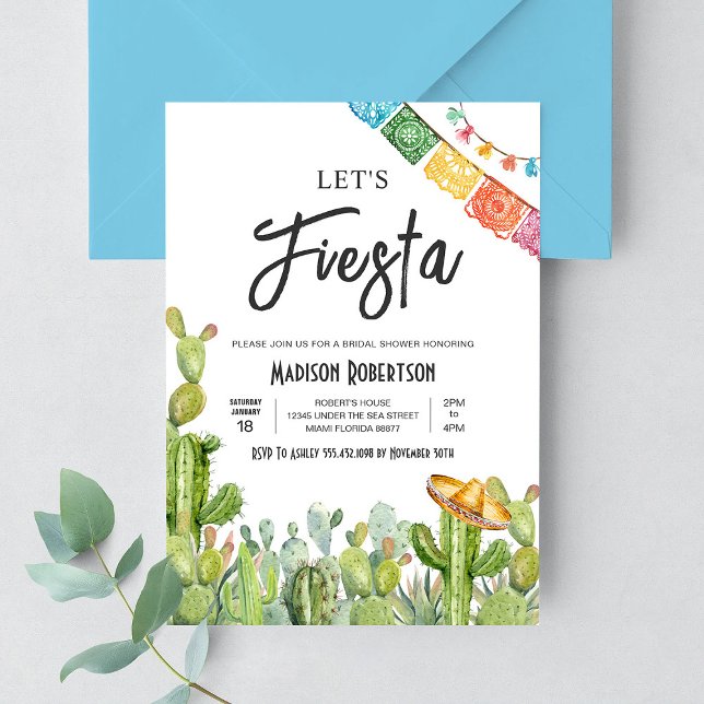 Taco 'Bout Love Fiesta Couples Mexican Shower  Invitation (Creator Uploaded)