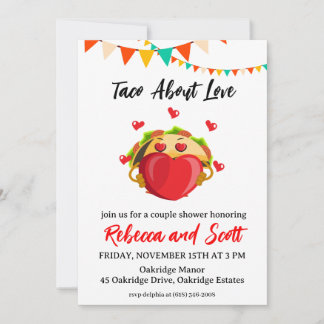 taco bout love invitations