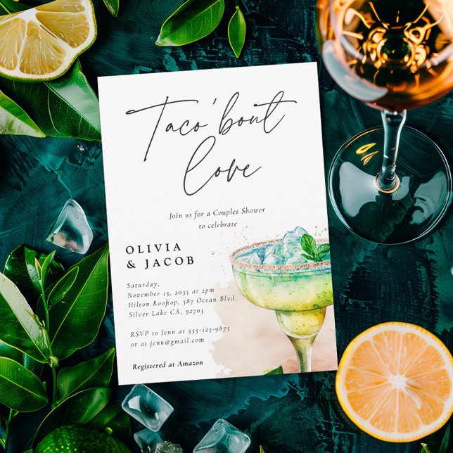 Taco bout Love Mexican Couples Shower Invitation (Creator Uploaded)