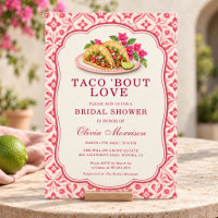 Taco 'Bout Love Pink Talavera Bridal Shower