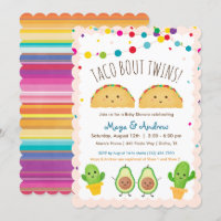 Taco bout Twins!  Fiesta theme Twin Baby Shower