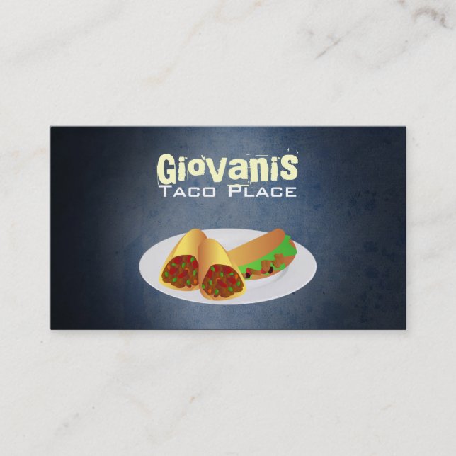 Taco Business Cards (Front)
