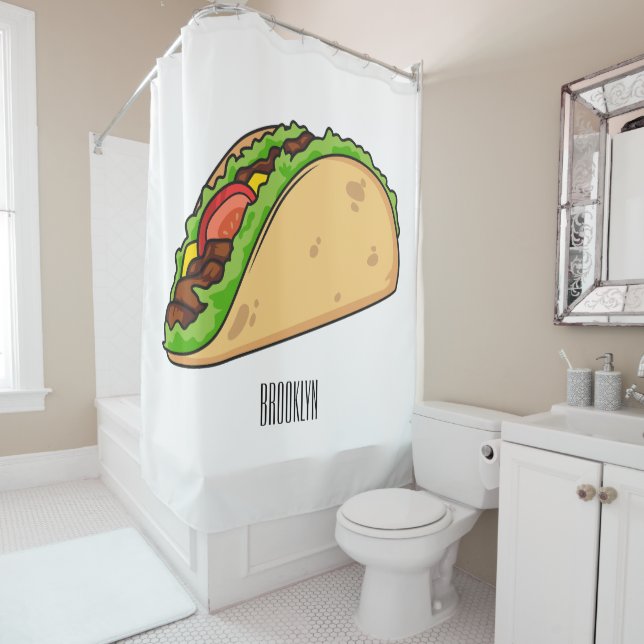Taco cartoon illustration (In Situ)
