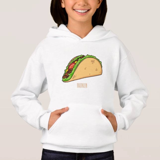 Taco cartoon illustration  (Front)