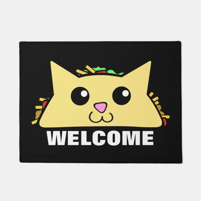 Taco Cat Doormat (Front)