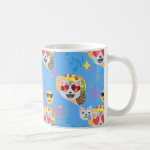 taco cat emoji coffee mug