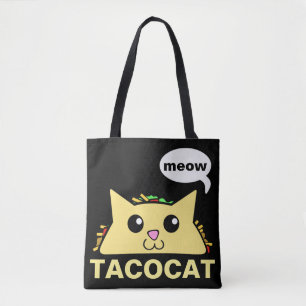 Taco Cat Tote Bag