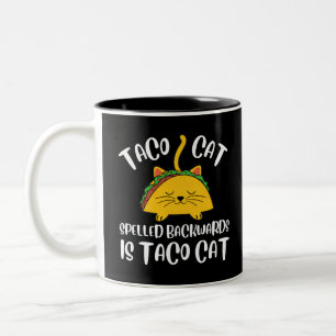 Taco Cat Two-Tone Coffee Mug